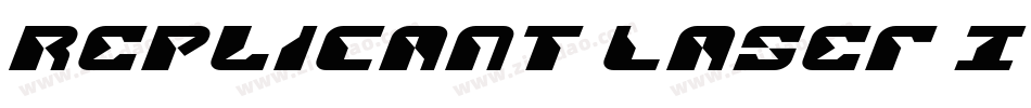 Replicant Laser Italic字体转换